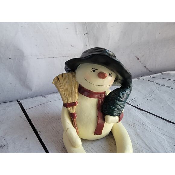 1999 Bethany Lowe Mittens & Mufflers Snowman Figurine LE/Signed 1050/3000 READ - Picture 2 of 9